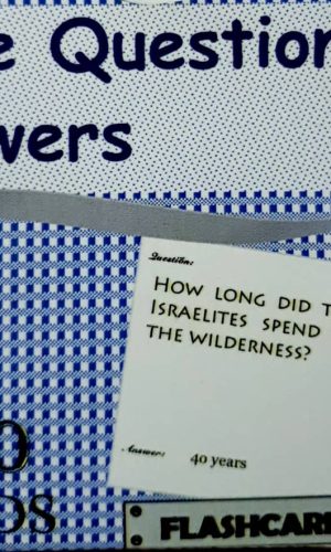 Flashcards: Bible Questions & Answers (66 Cards)