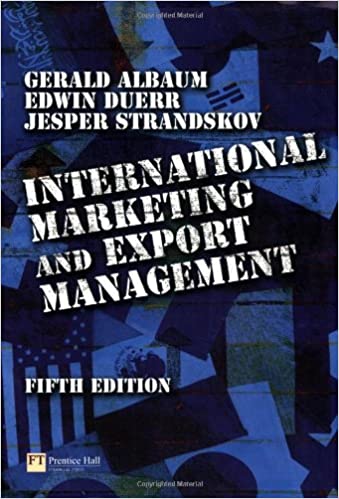 International Marketing and Export Management (5th Edition)