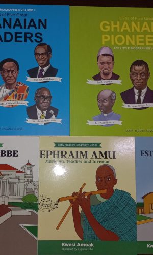 Bookset: Biographies of Ghanaian Pioneers and Leaders for Children (5 books)
