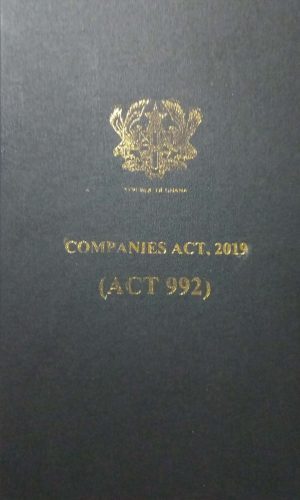 Companies Act, 2019 (Act 992, Hardcover)