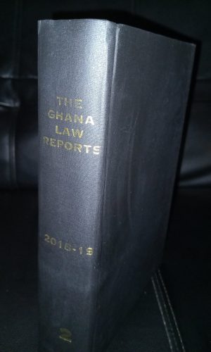 The Ghana Law Reports 2018-2019 (Volume 2)