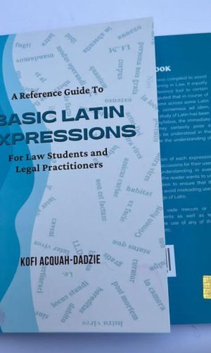 A Reference Guide to Basic Latin Expressions for Law Students and Legal Practitioners